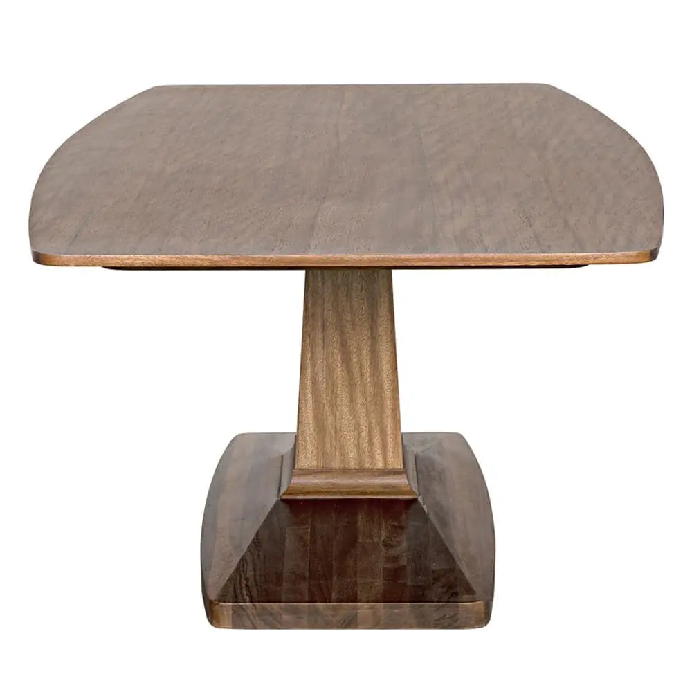 Noir Travis Table, Dark Walnut