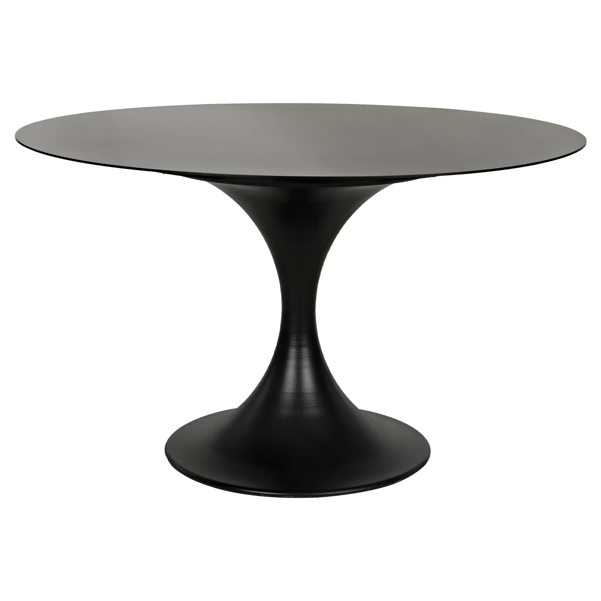 Noir Herno Table, 48", Black Steel