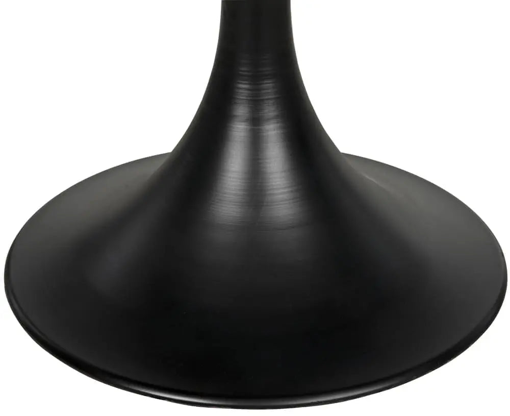 Noir Herno Table, 48", Black Steel