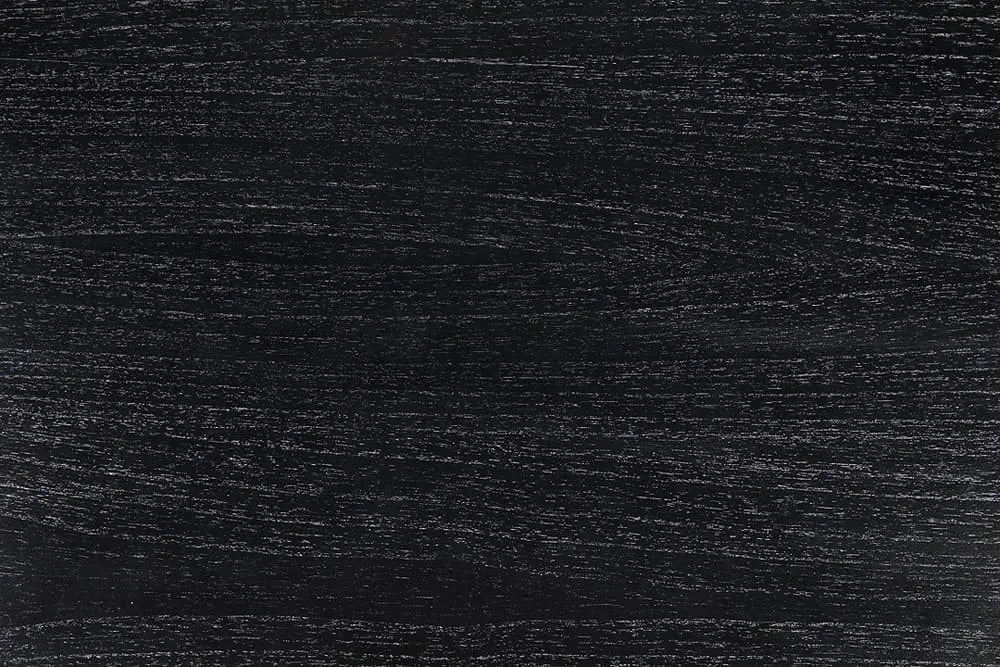 Noir Corum Square Table, Hand Rubbed Black