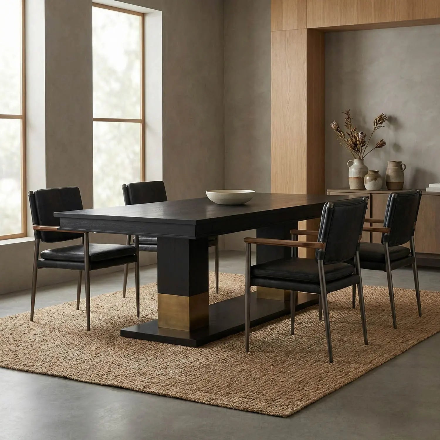 Noir Ravenko Dining Table
