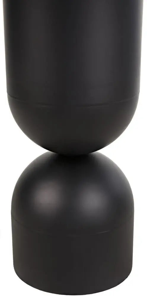Noir Wanda Dining Table, Black Steel