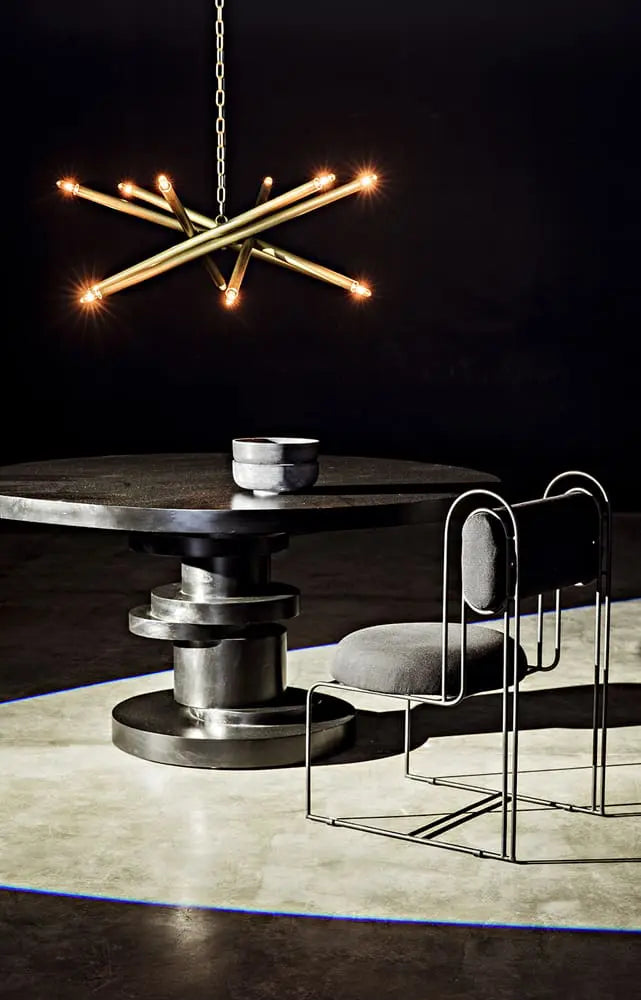 Noir Hugo Dining Table 60"