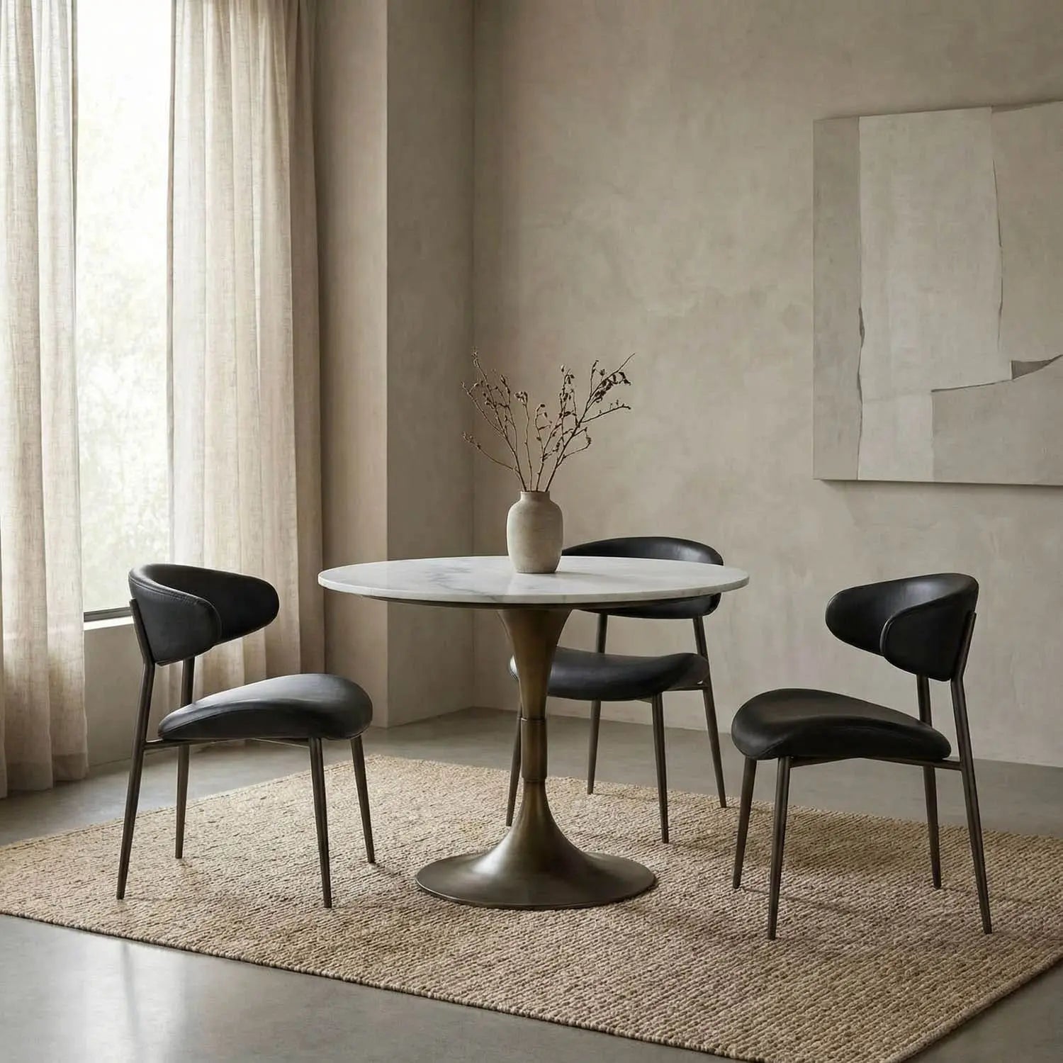 Noir Jman Table 36"
