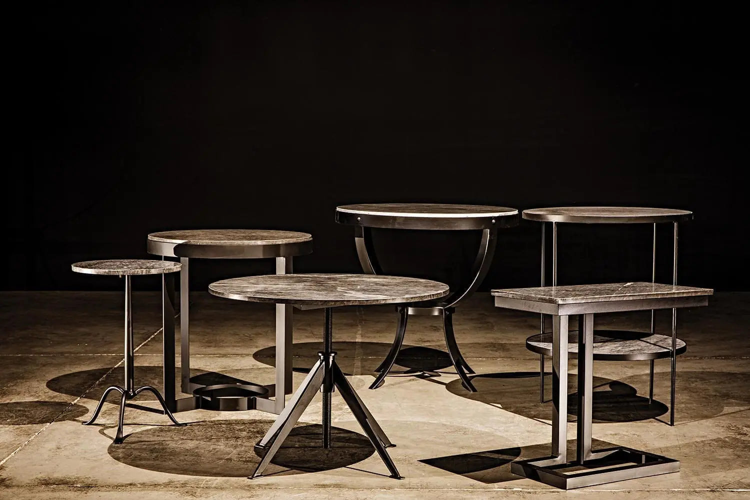 Noir Matilo Adjustable Table