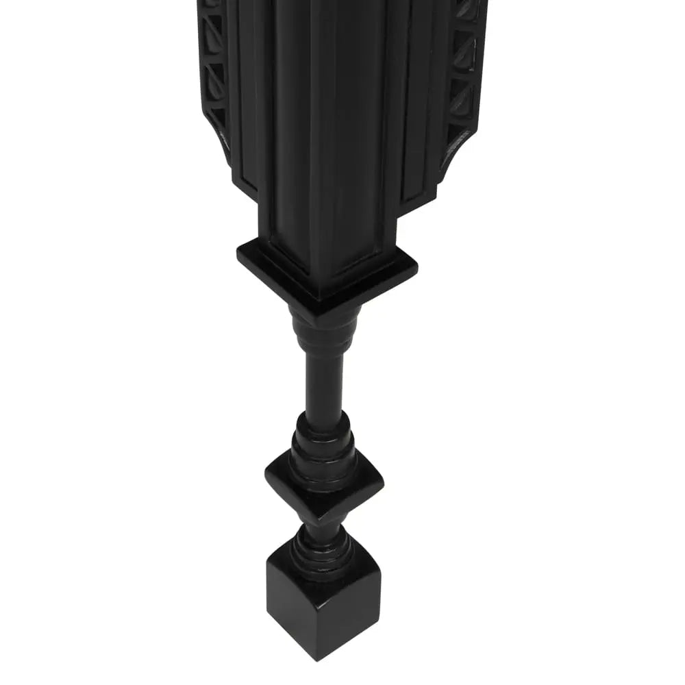 Noir Luxor Side Table, Hand Rubbed Black