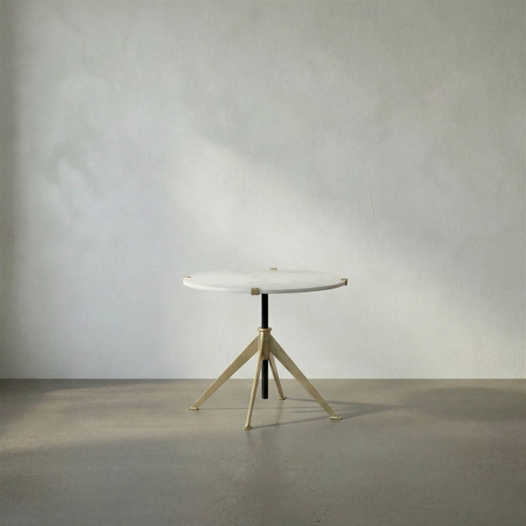Noir Edith Adjustable Side Table, Large