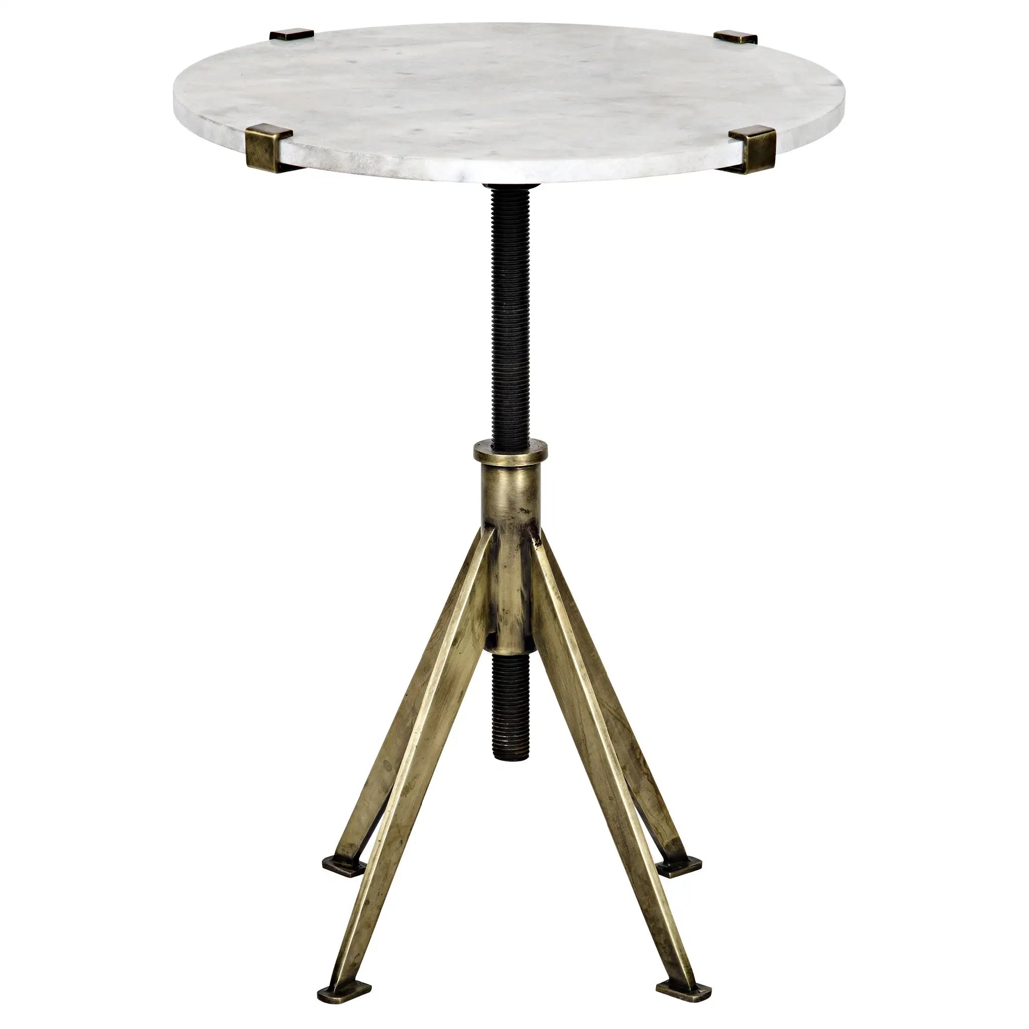 Noir Edith Adjustable Side Table