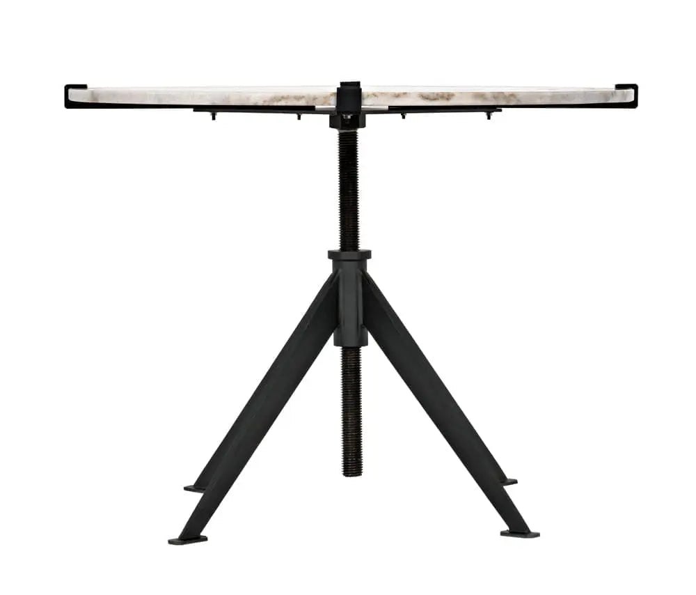 Noir Edith Adjustable Side Table, Large