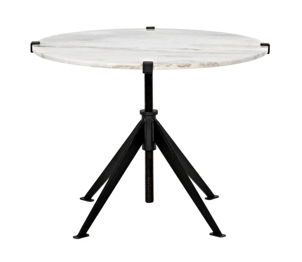 Noir Edith Adjustable Side Table, Large