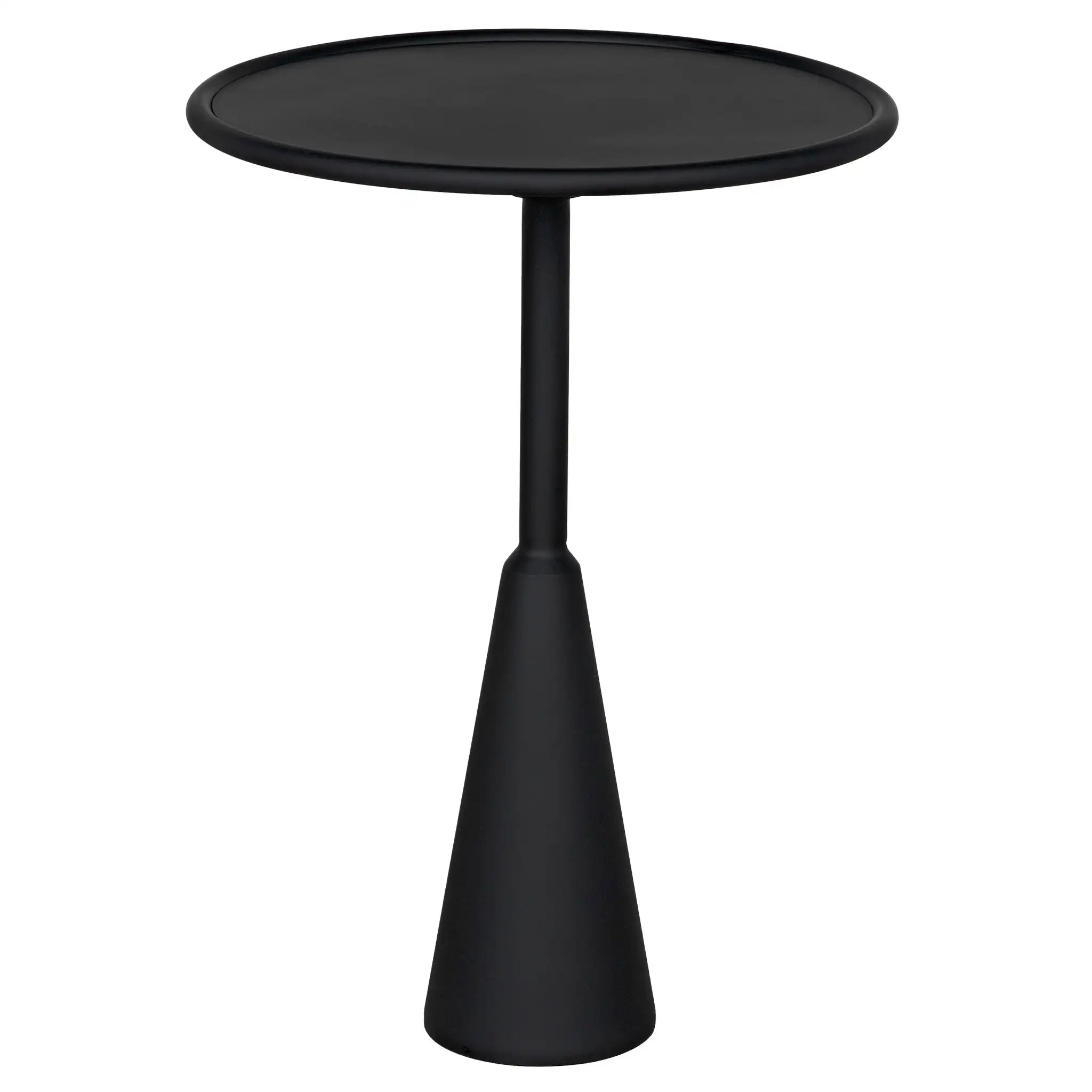 Noir Hiro Side Table, Black Steel