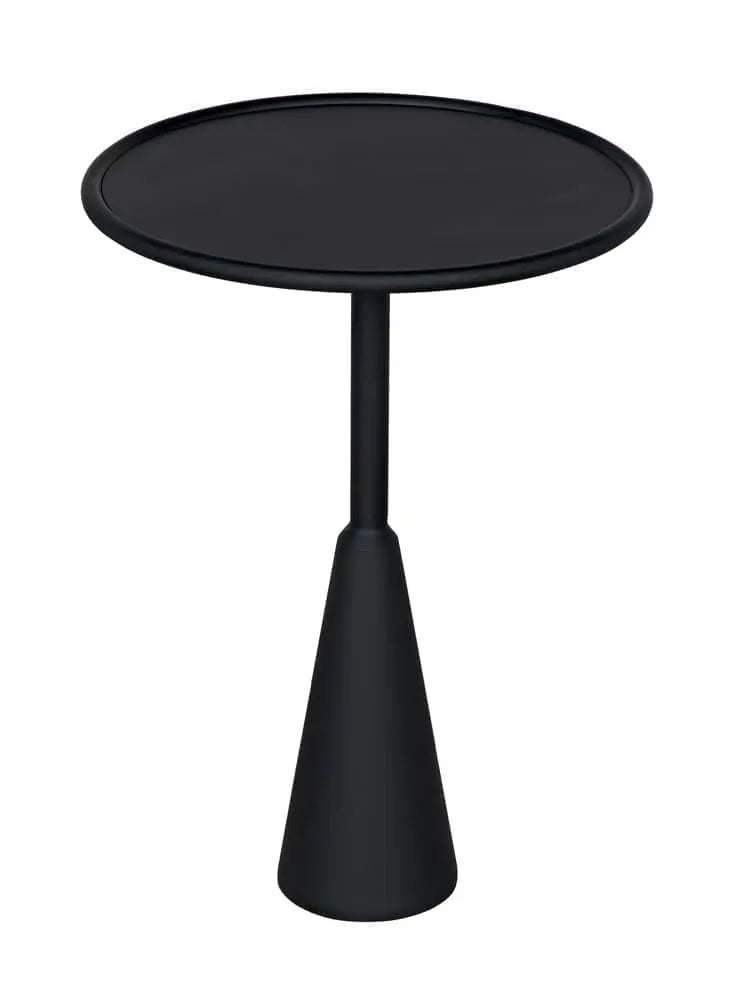 Noir Hiro Side Table, Black Steel