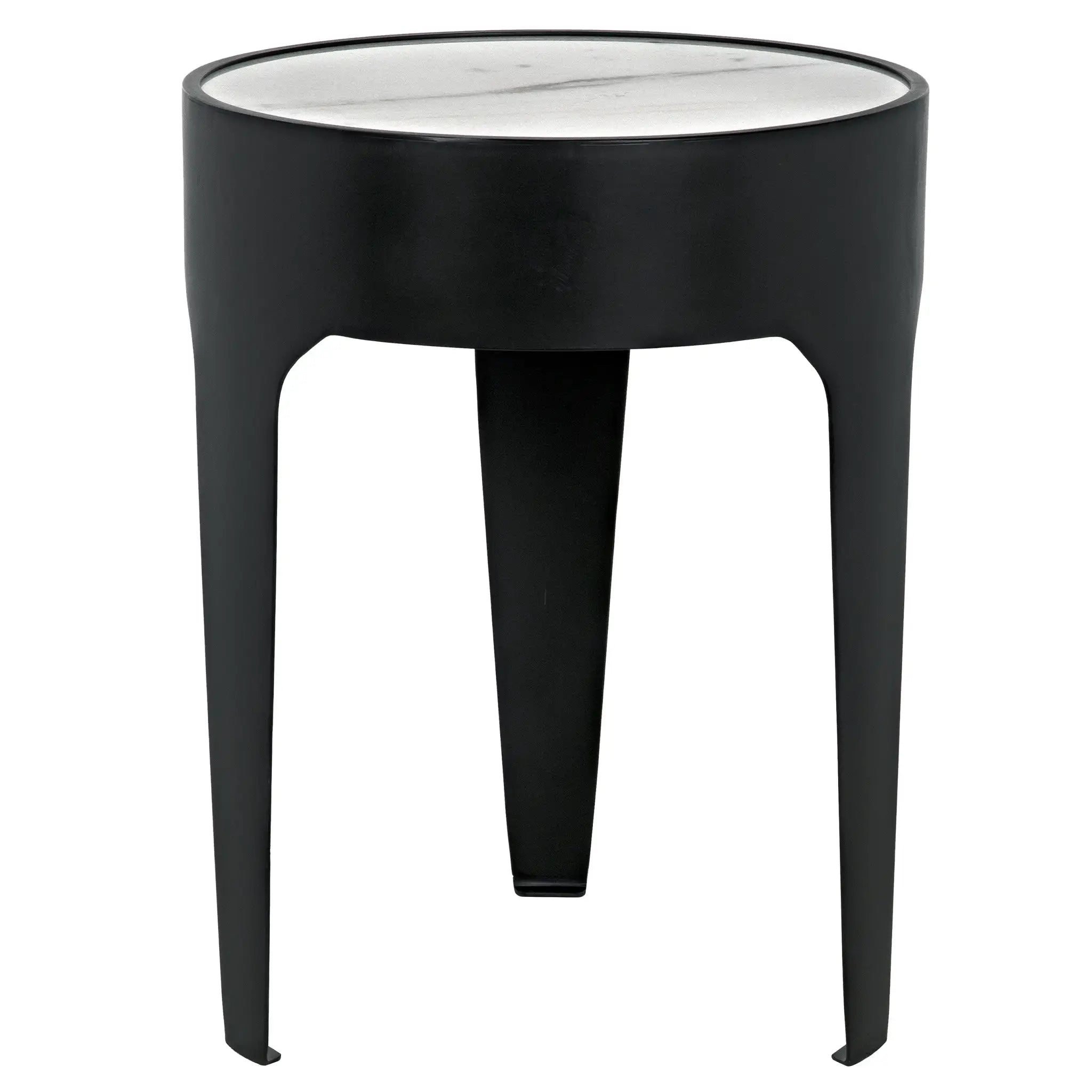 Noir Cylinder Side Table
