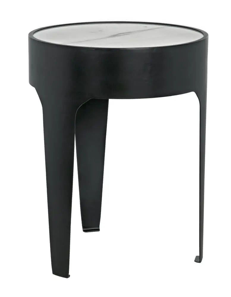 Noir Cylinder Side Table
