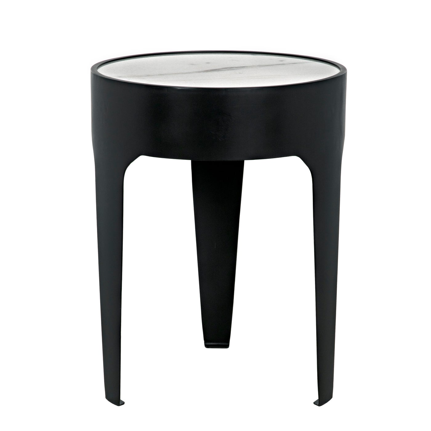 Noir Cylinder Side Table