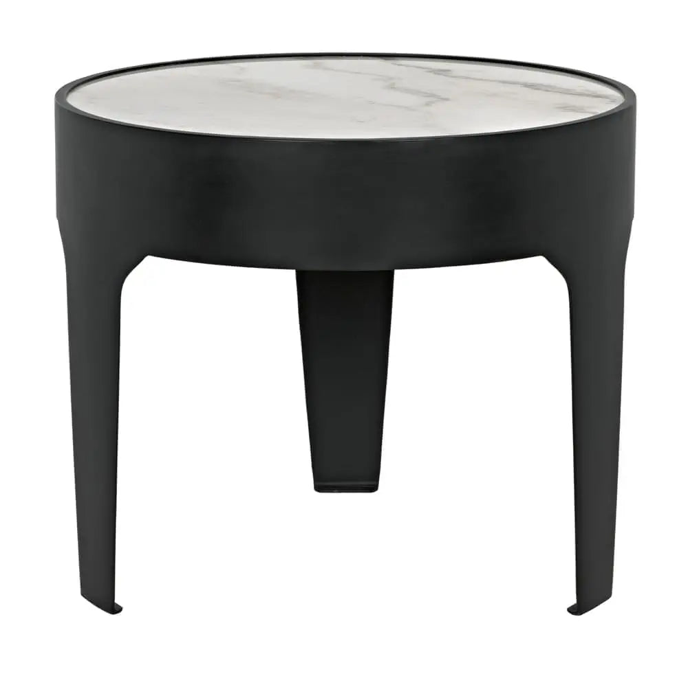 Noir Cylinder Side Table