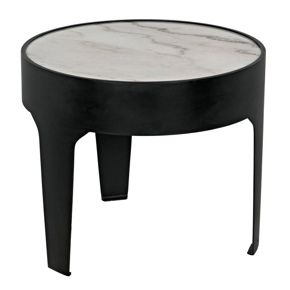 Noir Cylinder Side Table