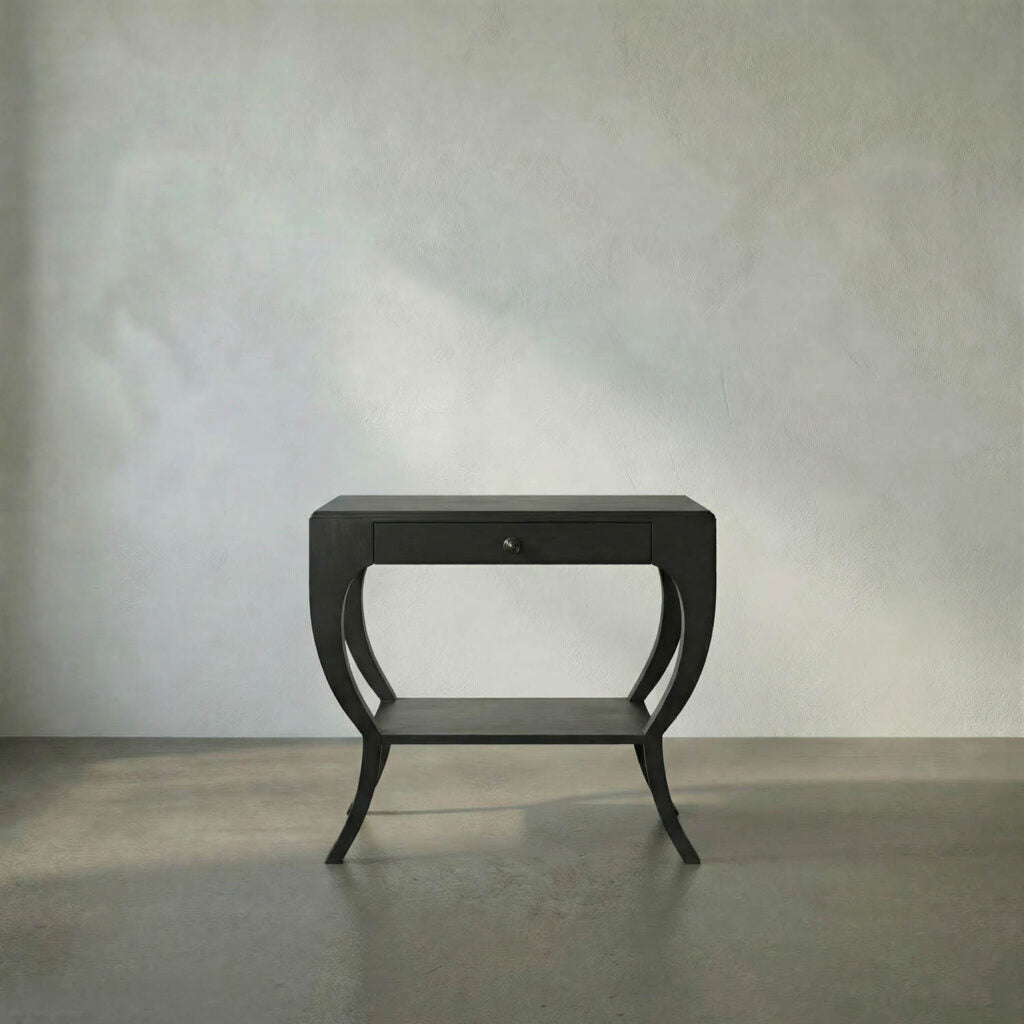 Noir Maude Side Table, Pale