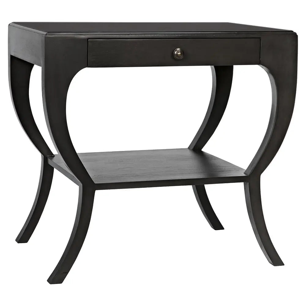Noir Maude Side Table, Pale