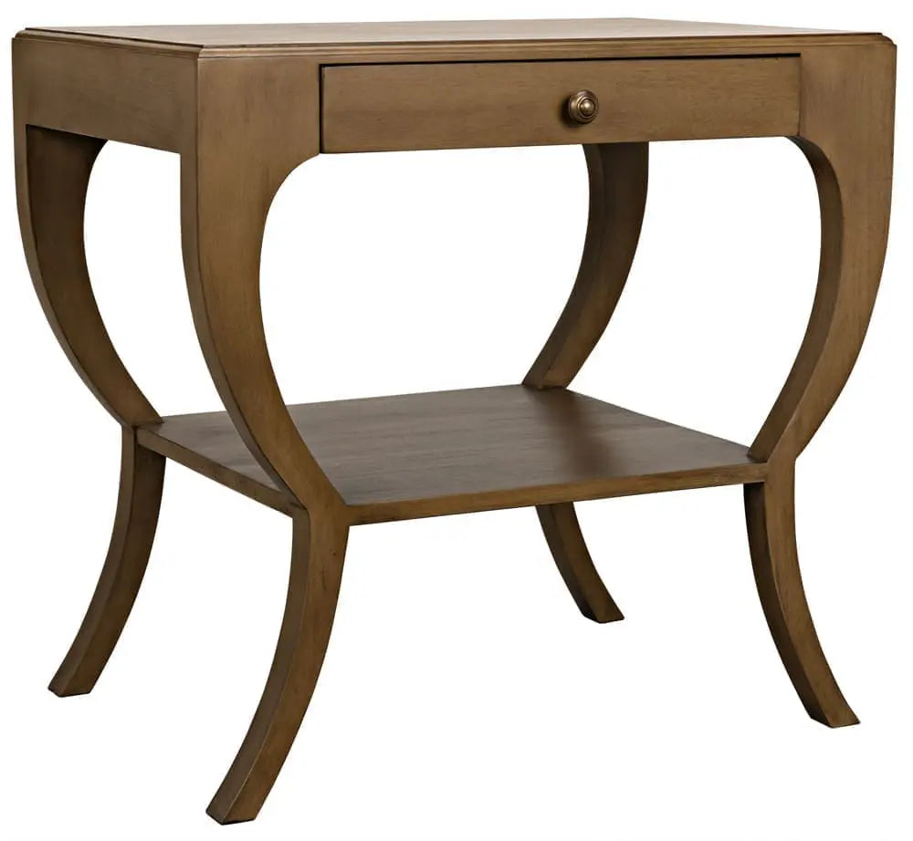 Noir Maude Side Table, Pale