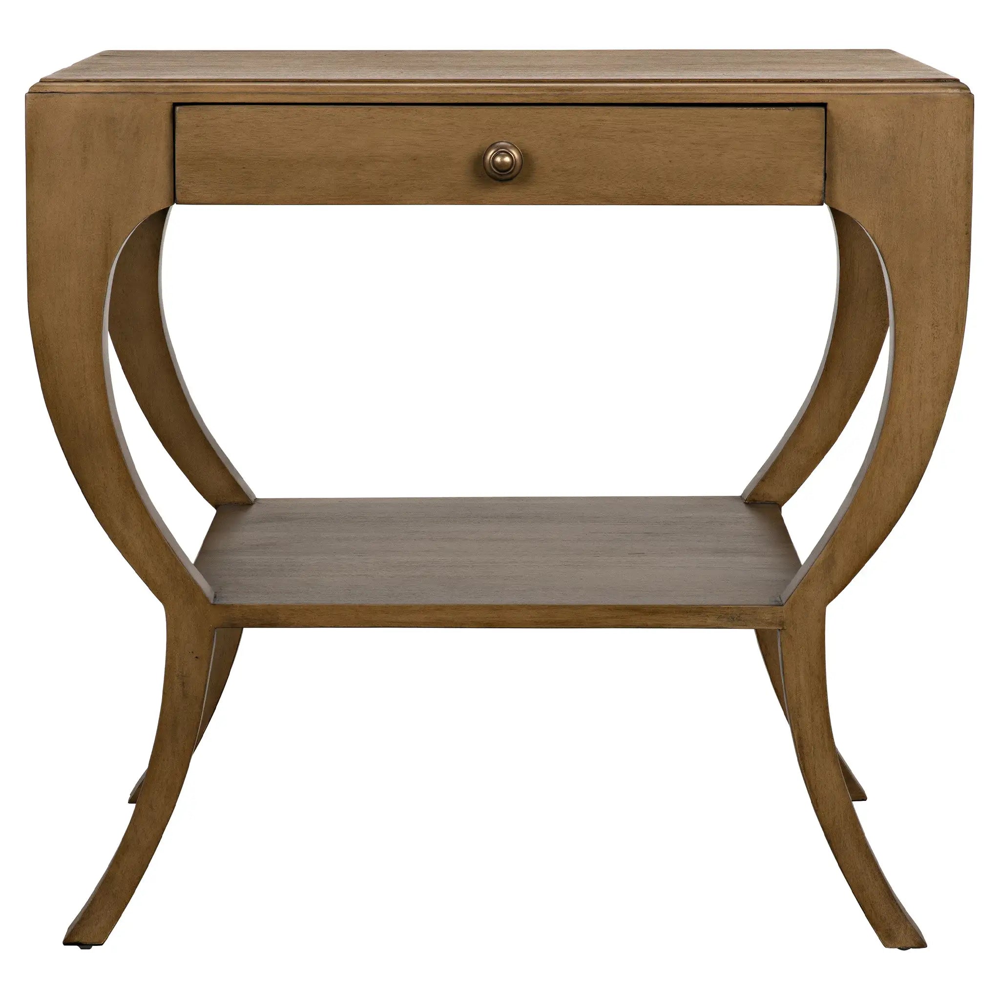 Noir Maude Side Table, Pale