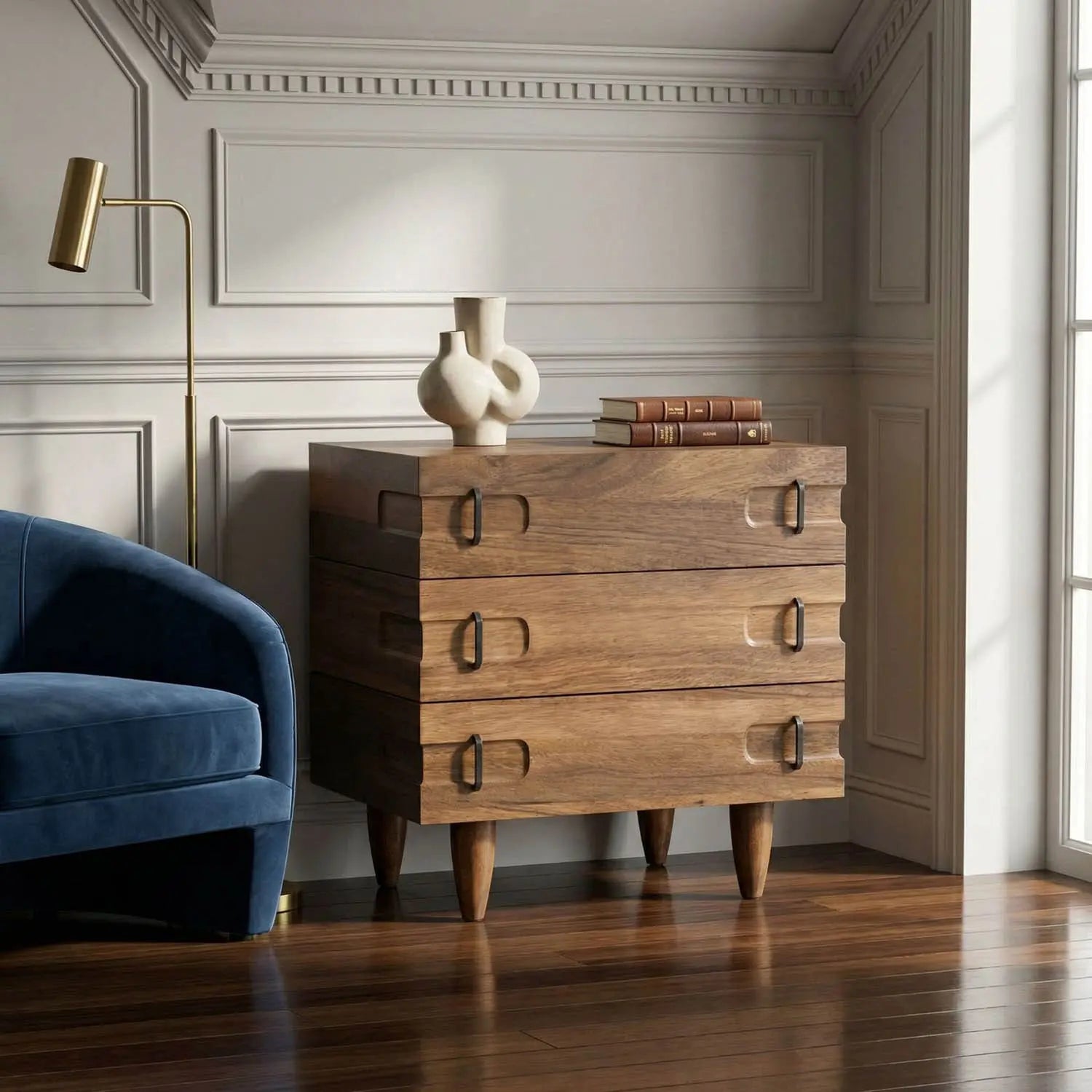 Noir David 32" Side Table