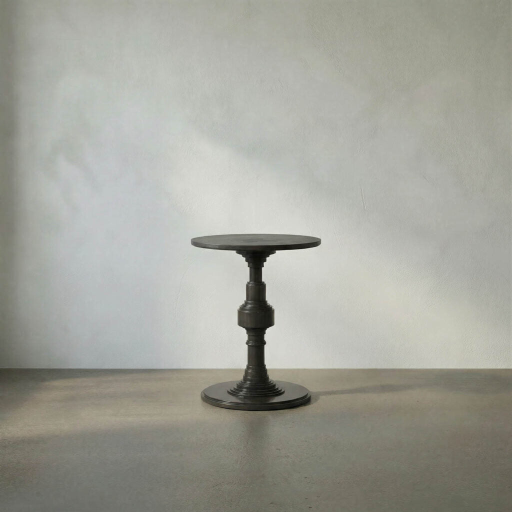 Noir Apollo Side Table, Pale