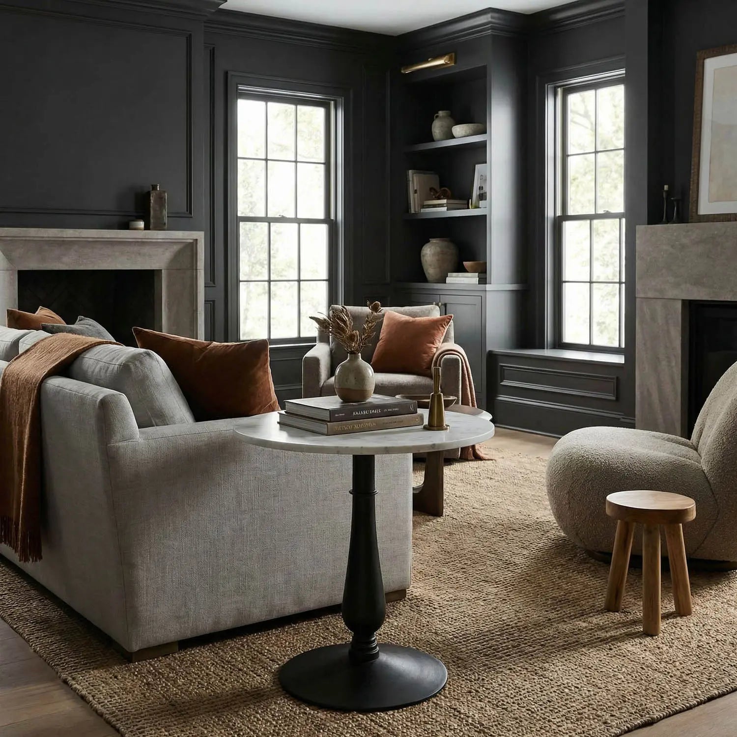 Noir Cobus Side Table