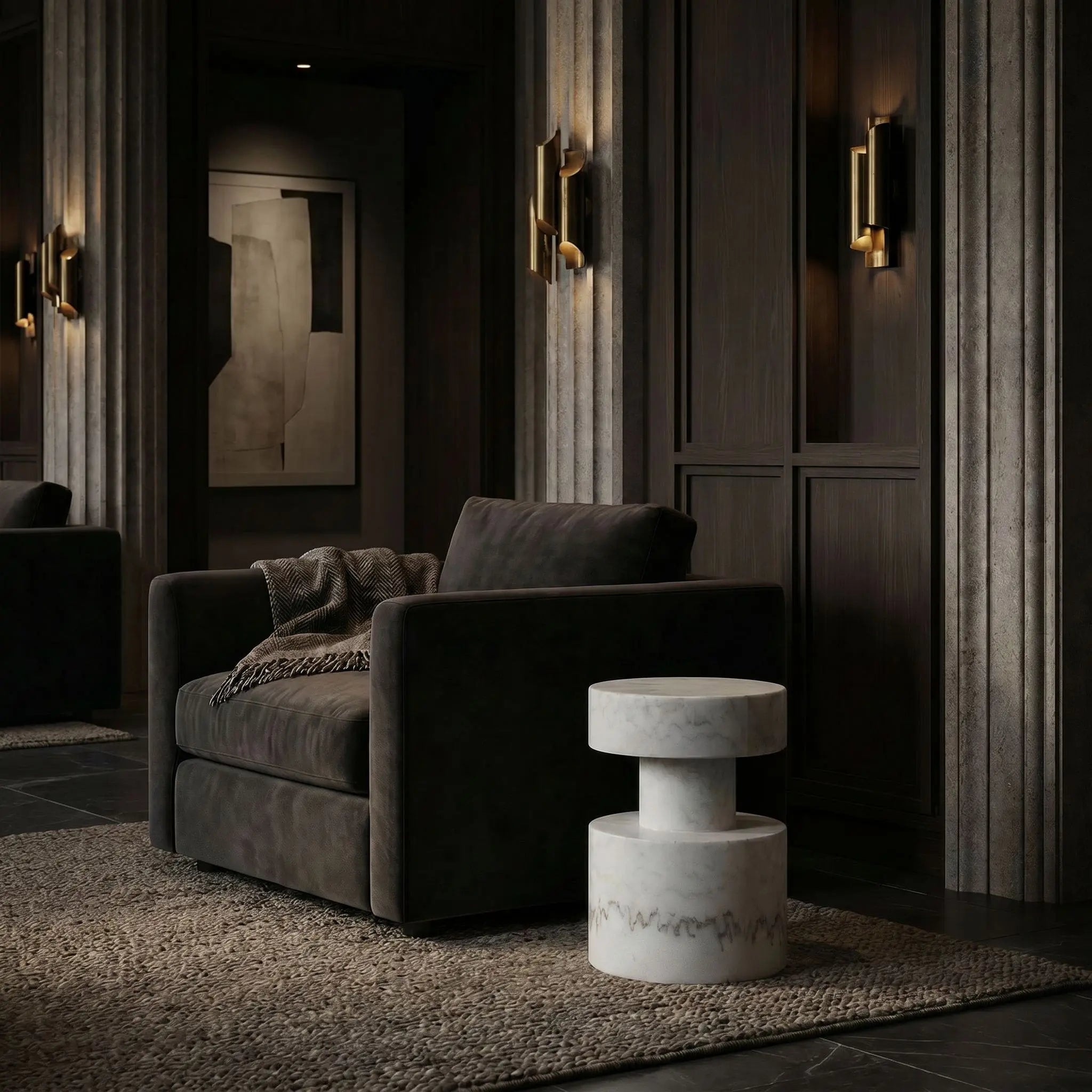 Noir Mamud Side Table