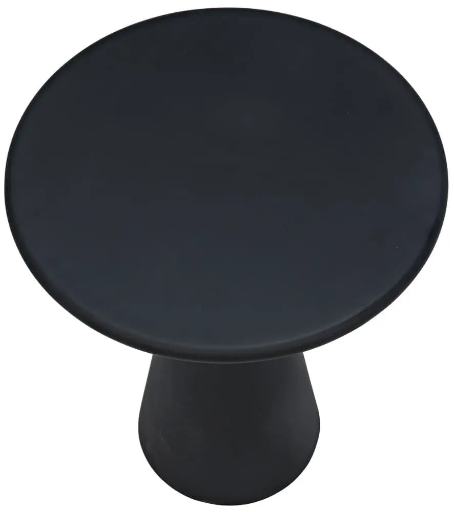 Noir Idiom Side Table, Black Steel