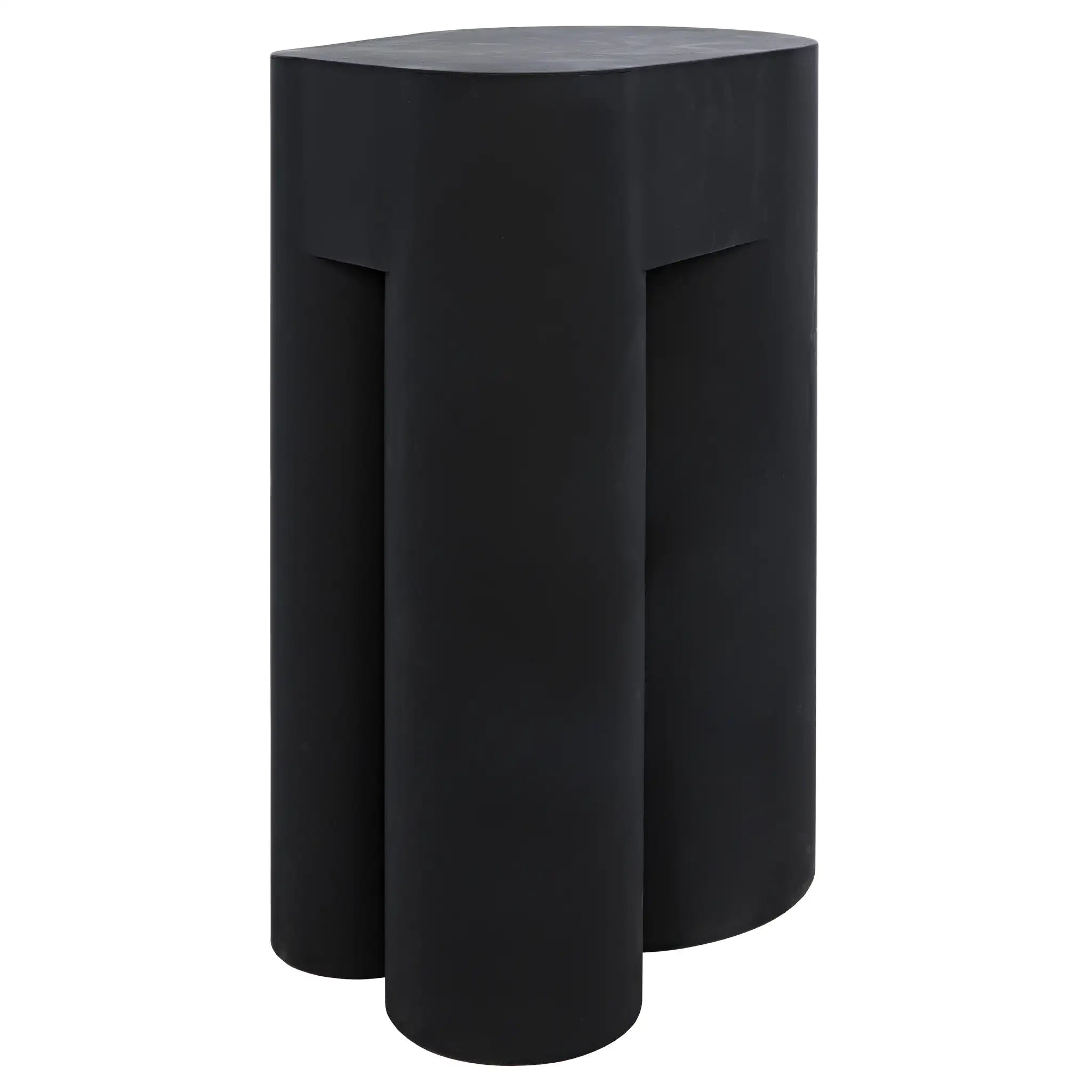 Noir Blair Side Table, Black Steel
