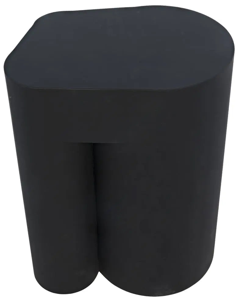Noir Blair Side Table, Black Steel