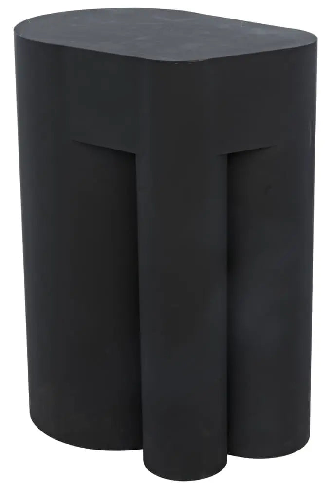 Noir Blair Side Table, Black Steel
