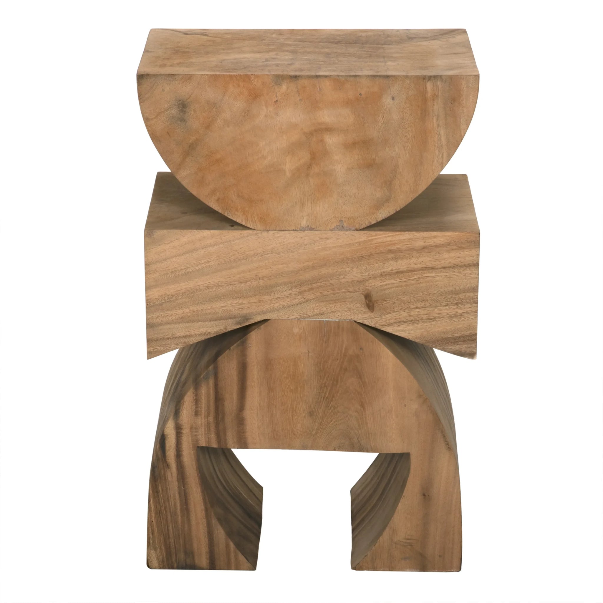 Noir Monteiro Side Table, Stool