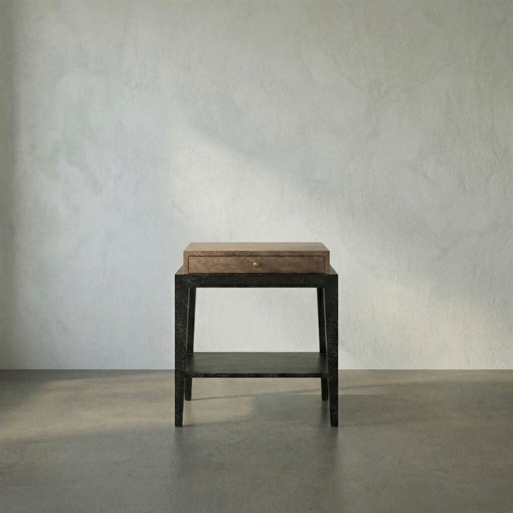 Noir Memphis Side Table