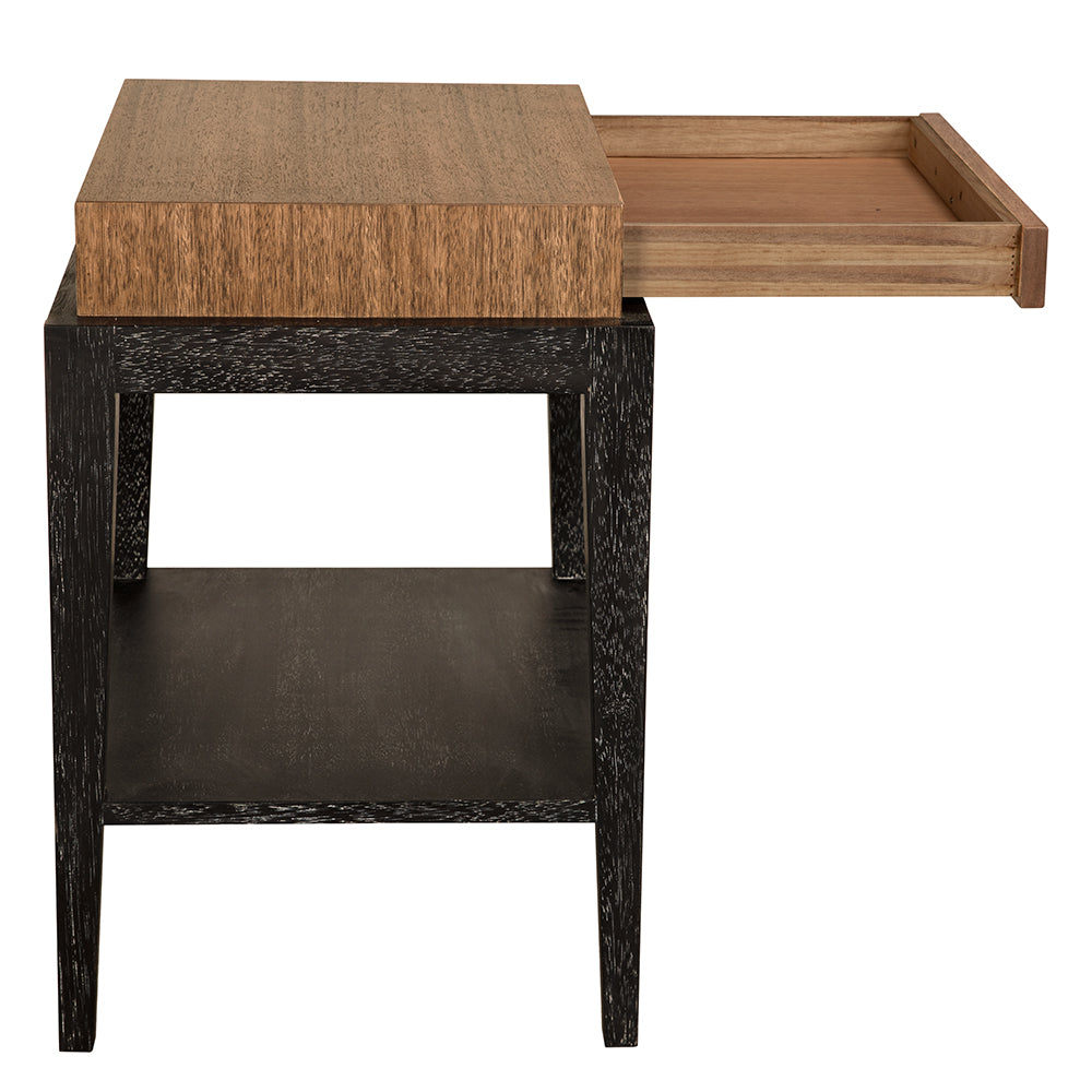 Noir Memphis Side Table