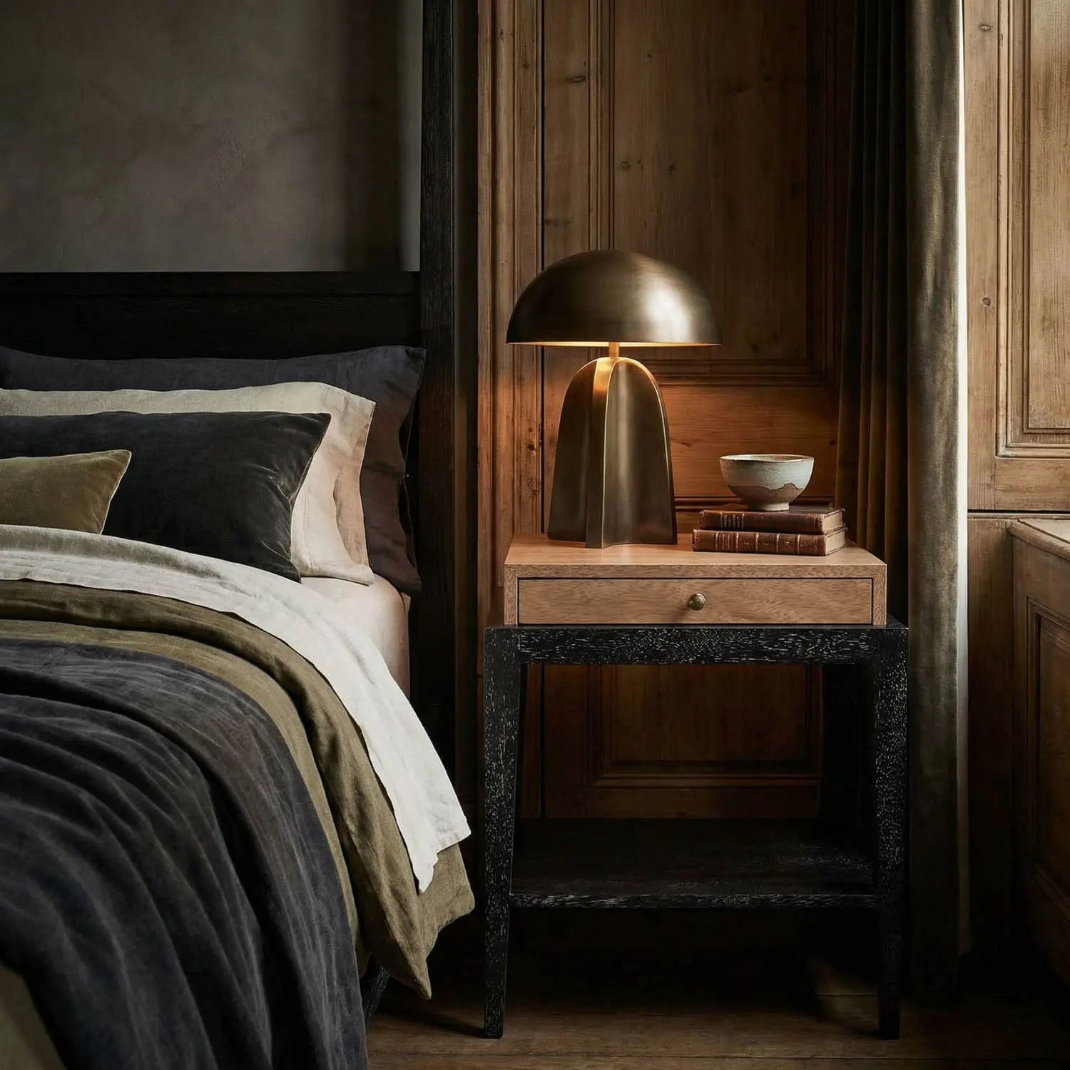 Noir Memphis Side Table