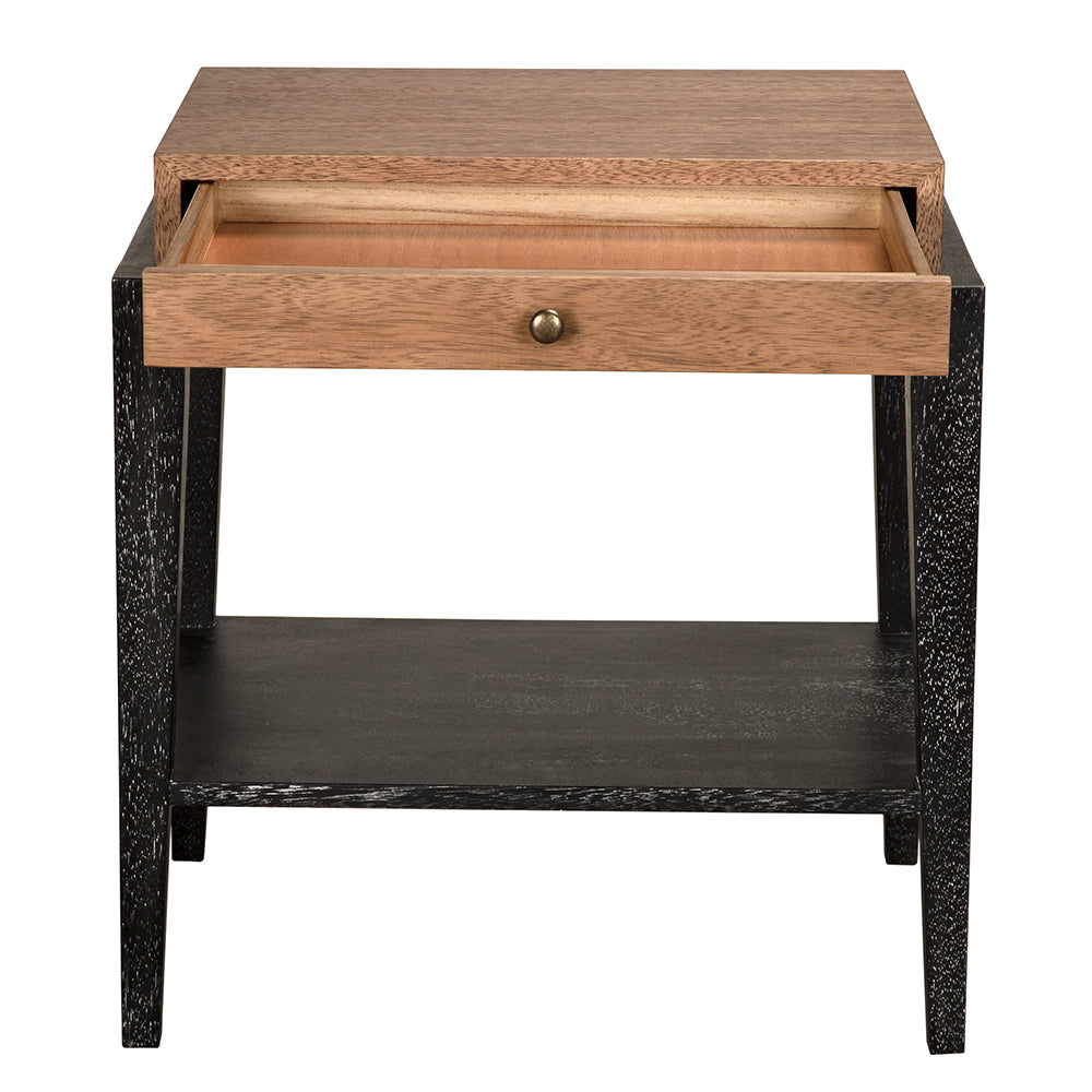 Noir Memphis Side Table