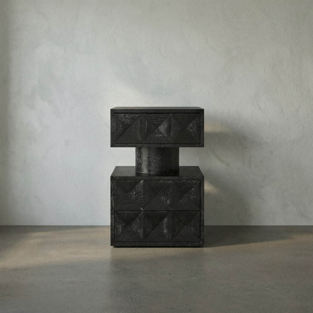 Noir Kingston Side Table