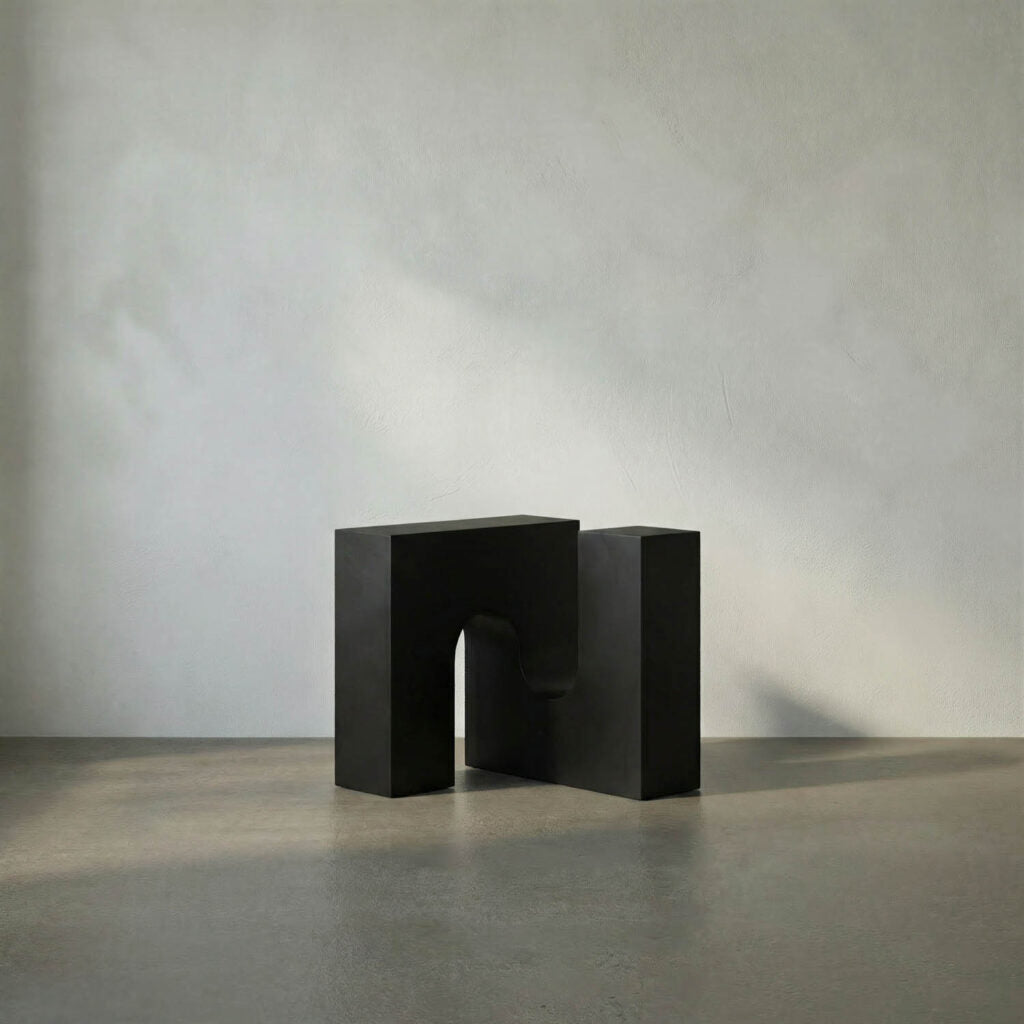 Noir Leopold Side Table