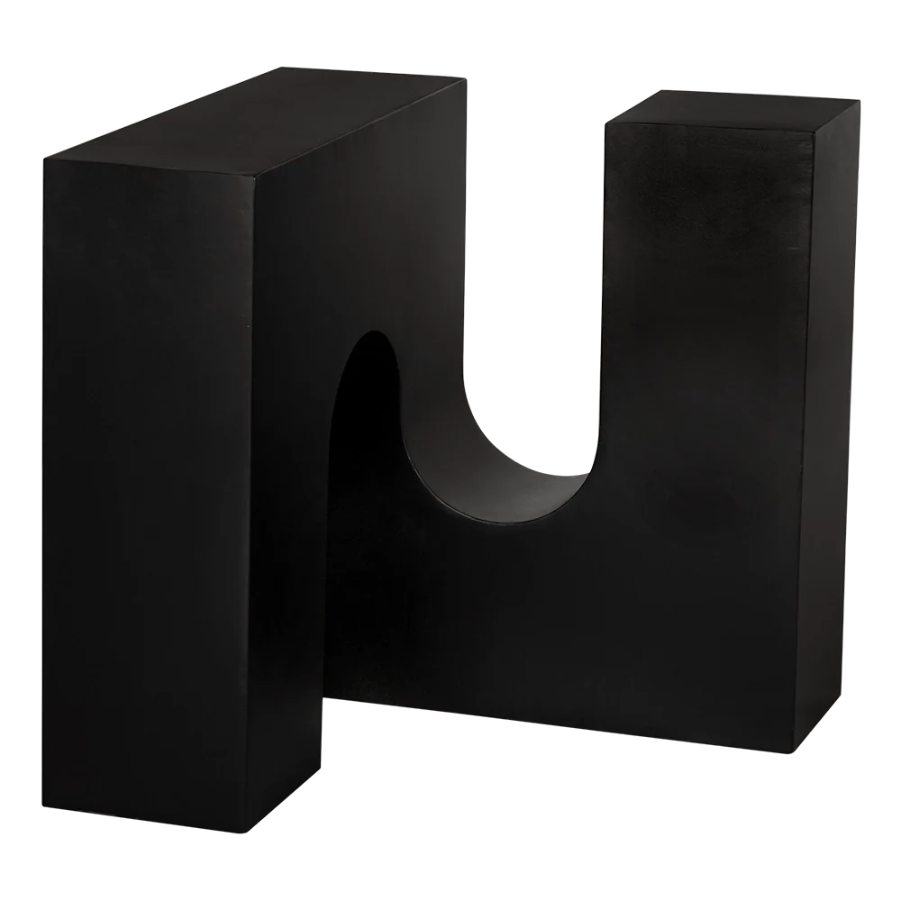 Noir Leopold Side Table