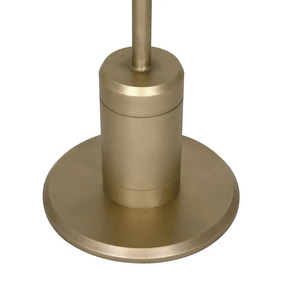 Noir Kurtz Side Table, Brass Finish