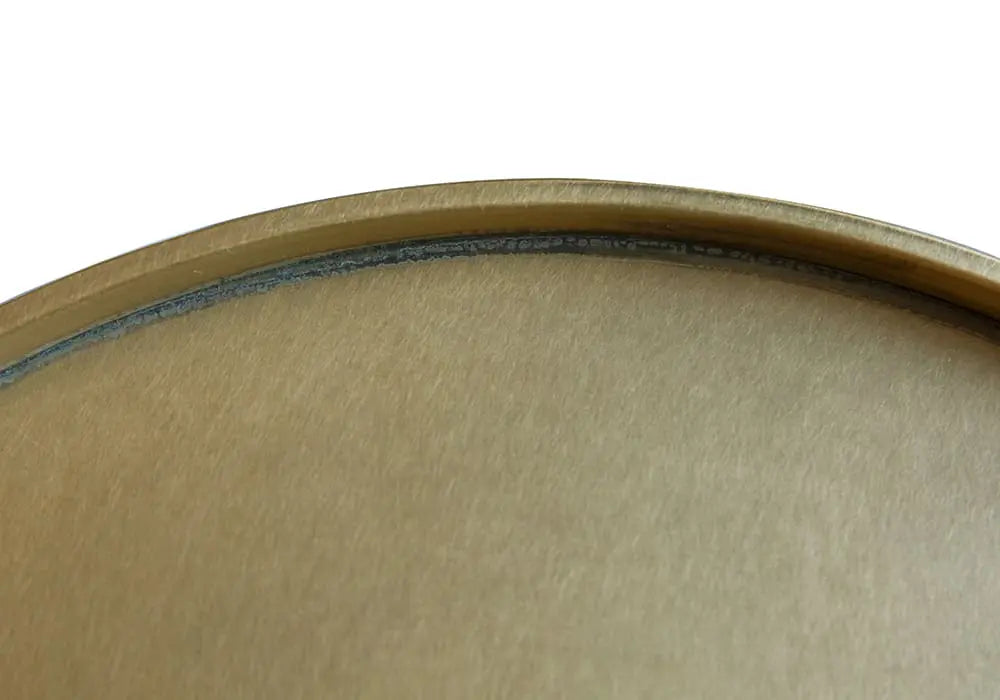 Noir Kurtz Side Table, Brass Finish