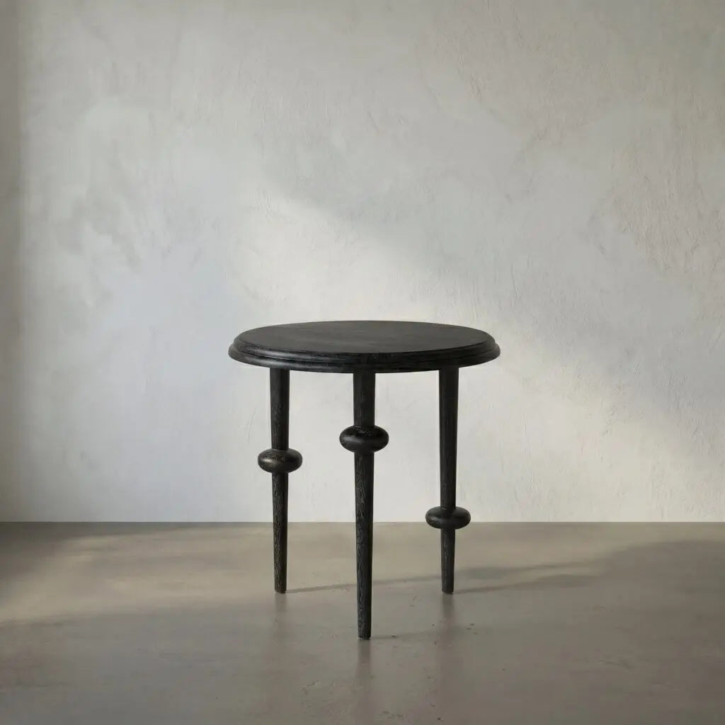 Noir Foster Side Table, Black Walnut