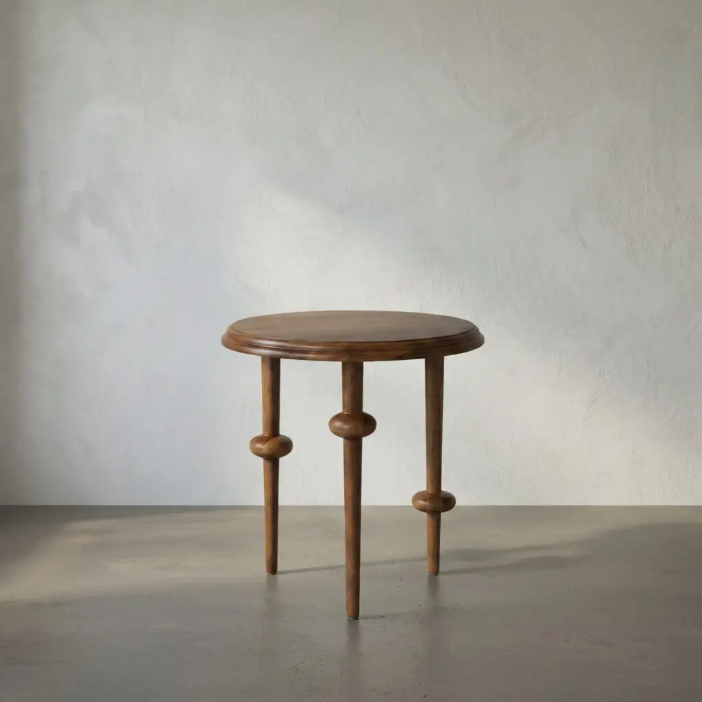 Noir Foster Side Table, Dark Walnut
