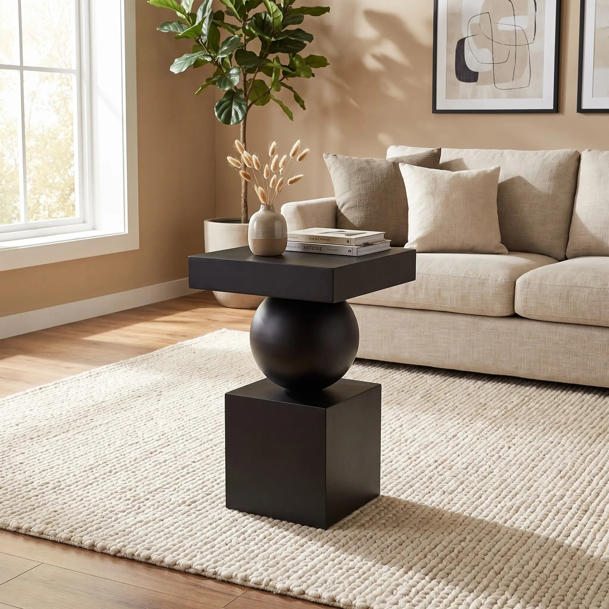 Noir Kalmar Side Table