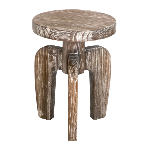 Noir New Shizue Small Side Table, Distressed Mindi