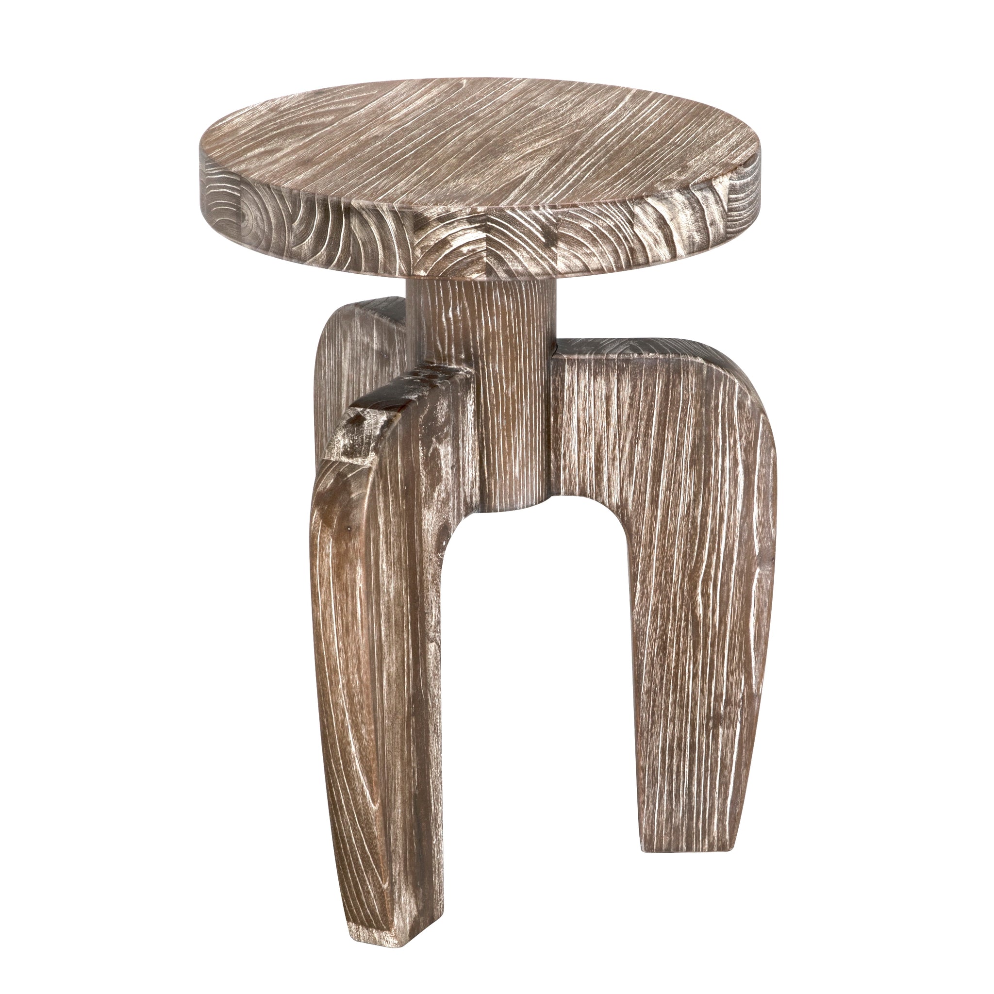 Noir New Shizue Small Side Table, Distressed Mindi