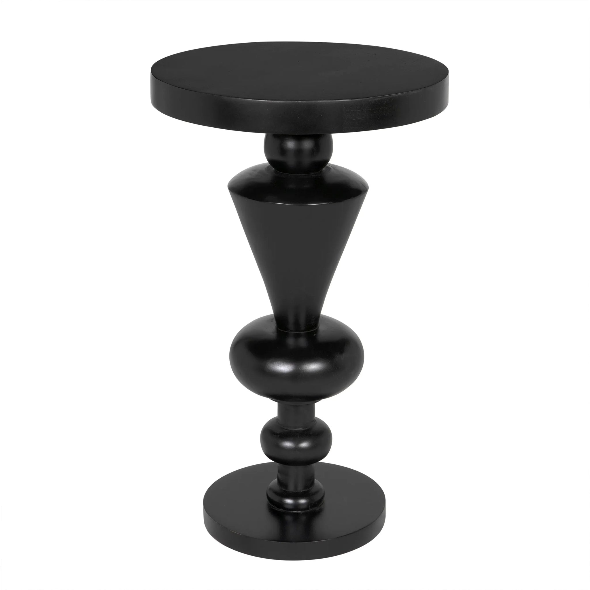 Noir Fenring Side Table, Hand Rubbed Black