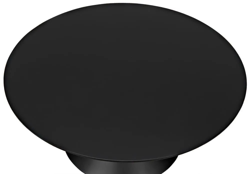 Noir Zasa Side Table, Black Steel